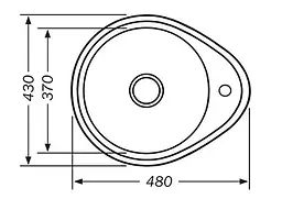 Кухонна мийка Romzha (Eko) Lala Textura RO47122, Сірий - мініатюра 6