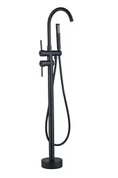 Змішувач для ванни підлоговий VBI Milano black VBI-050108BL, Чорний матовий