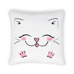 Подушка декоративна Котик WP Merchandise FWPPILLOWCAT22WT0, 12 см