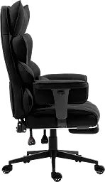 Офісне крісло GT Racer чорне (B-2511 Fabric Black) - мініатюра 3