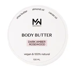 Баттер для тіла Dark amber rosewood Mak Malvy 100 мл