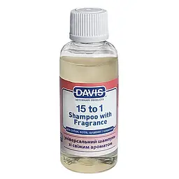 Шампунь Davis 15 to 1 Shampoo With Fragrance ДЕВІС 15:1 з ароматом для собак і котів (концентрат) 50 мл (FTOFSR50)