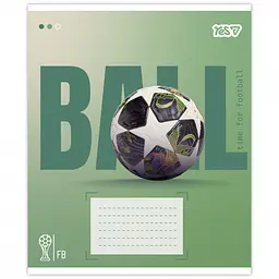Набір зошитів Yes Ball А5 12 аркушів у лінію 25 шт. (768677) - мініатюра 5