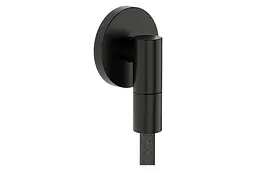 Шлангове під'єднання Hansgrohe FixFit Fine S зі зворотнім клапаном brushed black chrome 28882340