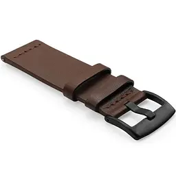 Шкіряний ремінець Primo Classic для годинника Motorola Moto 360 2nd gen (42 мм ) Coffee - мініатюра 6