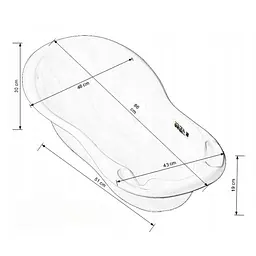 Ванна з набором аксесуарів Tega Baby 102 см yellow - мініатюра 2