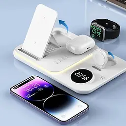 БЗП + годинник A82 4in1 White Epik teh0029878 - мініатюра 4