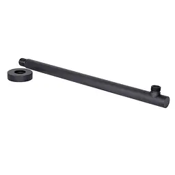 Кронштейн для верхнього душу Qtap Trubice 400 мм округлий QTTRU120BLM45927 Black matt Чорний матовий - мініатюра 4