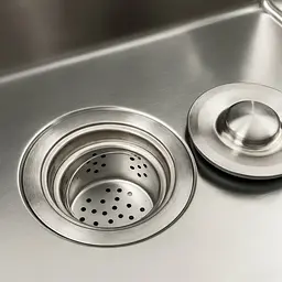 Кухонна мийка нержавійка 78x43 L Platinum Handmade (два отвори, круглий сифон 3,0/0,8), Нержавіюча сталь - мініатюра 3