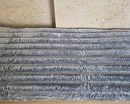 Плед-покривало Koloco королівський шарпей 1-149 смужка 4 см 200х230 блакитний - мініатюра 5