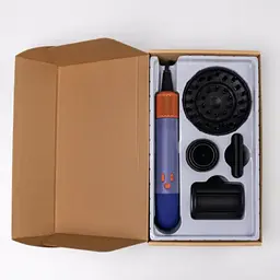 Фен-стайлер для волосся Super Hairdryer 1600 Вт 4 насадки, синій - мініатюра 5