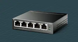 Комутатор TL-SG105MPE 5xGE (4xPoE), 120Вт, WebSmart TP-Link teh0018181 - мініатюра 4
