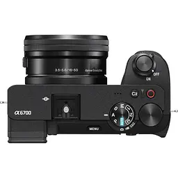 Бездзеркальний фотоапарат Sony Alpha A6700 Kit 16-50mm Black (ILCE6700LB.CEC) [94358] - мініатюра 4