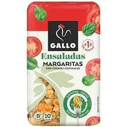Макарони Gallo Ensaladas Margaritas з томатами та шпинатом 450 г