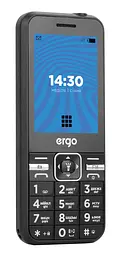 Телефон Ergo E281 Dual Sim Black UA UCRF - мініатюра 2