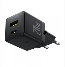 Мережевий зарядний пристрій Baseus Palm Type-C+USB 20 W P10111608113-00 Чорний - мініатюра 4