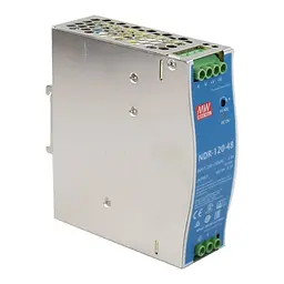Блок живлення NDR-120-48 Mean Well на DIN-рейку (43-00522) - мініатюра 3