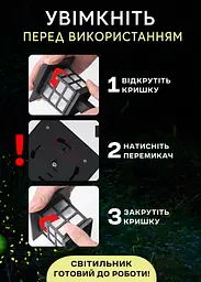 Садові газонні світильники на сонячній батареї Японський стиль 6 шт чорні з теплим білим світлом (49675869) - мініатюра 7