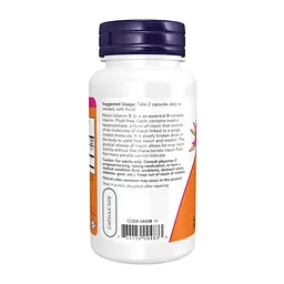 Вітамін B3 Now Foods 250мг (Flush-Free Niacin) - 180 веганських капсул - мініатюра 3
