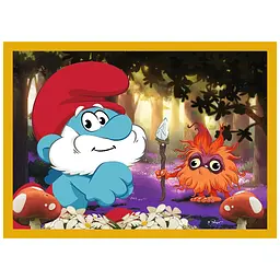 Пазл Trefl The Smurfs Життя в селі смурфів 4 в 1 (35, 48, 54, 70) (5900511346640) - мініатюра 4