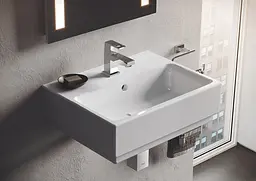 Умивальник Grohe Cube Ceramic підвісний 455x350 мм 3948300H, Білий - мініатюра 4
