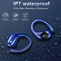 Бездротові навушники Bluetooth 5.3 з мікрофоном та шумозаглушенням CVC8.0 IP7 - мініатюра 2
