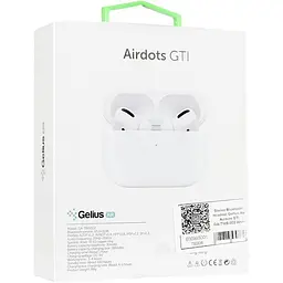 Бездротові навушники Gelius Air Airdots GA-TWS-002 White - мініатюра 6