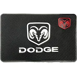 Антиковзний килимок торпеди з логотипом Dodge 200x130 мм