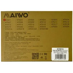 Контролер SATA to M.2 (NGFF) B-key SSD 22*42, 22*60, 22*80 mm Maiwo (45776/KT001A) - миниатюра 7