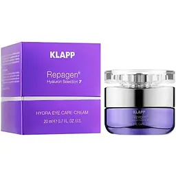 Крем для повік Klapp Repagen Hyaluron Selection 7 Hydra Eye Care Cream 20 мл - мініатюра 2