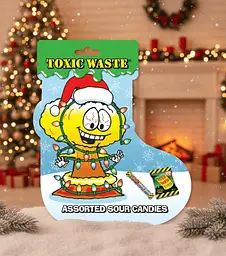 Кислі цукерки Toxic Waste Christmas Stocking 70г - мініатюра 2