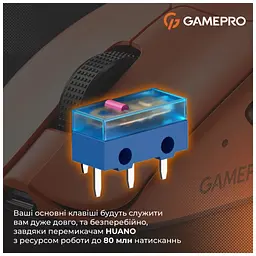 Мишка GamePro Genesis Avenger Wireless/Bluetooth/USB Orange (GM096O) - мініатюра 8
