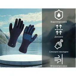 Рукавиці DexShell ThermFit 3.0 Gloves L dark blue - мініатюра 4