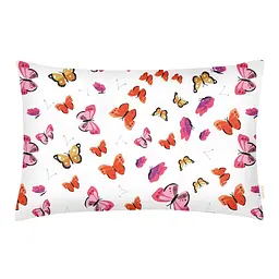 Дитяча постільна білизна в ліжечко BUTTERFLY, червоний (ButterfliesYellowRed_36Candy_140) - мініатюра 3