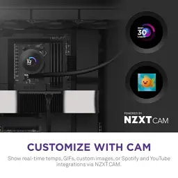 Система рідинного охолодження NZXT Kraken Plus V2 360mm AIO liquid cooler w/Displ (RL-KN360-B2) - мініатюра 7