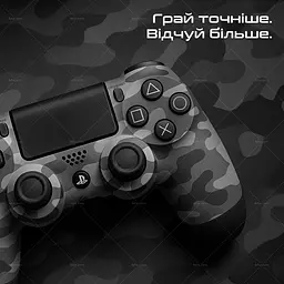 Бездротовий геймпад Sony PlayStation/PC DualShock 4 Green Camo - мініатюра 6