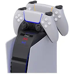Заряджання для джойстиків PS5 DualSense — зарядна станція Ipega 745016 - мініатюра 3