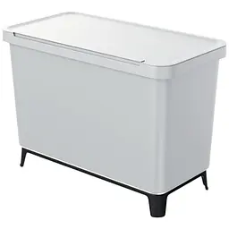 Сортувальник Prosperplast Systema з кришкою та ніжками 3x10 л світло-сірий (62776-427) - мініатюра 3