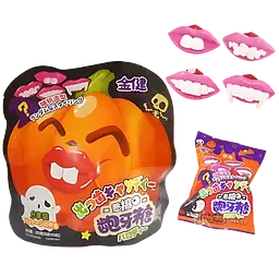 Цукерки-льодяники Halloween з полуничним смаком 100 г