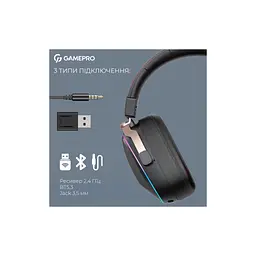 Навушники GamePro Asgard Valkyria RGB Tri-Mod (HSW249B) - мініатюра 10