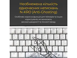 Клавіатура Ducky OnOne 3 SF Cherry MX Brown RGB UA USB White (DKON2167ST-BUAPXPWWWSC1) - мініатюра 8