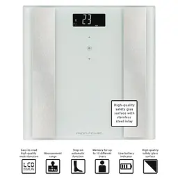 Ваги підлогові Profi Care PC-PW 3007 FA White - мініатюра 4