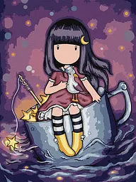 Набір для розпису по номерах для дітей A Nights Quest Santoro Gorjuss Collection Ideyka KHO8673 Різнокольоровий shop (4823104382669)