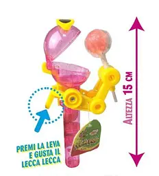 Льодяник з тримачем Tom Pop Candy Joygum Робот в окулярах 1шт, 8г - мініатюра 3