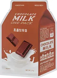 Інтенсивно зволожуюча маска для обличчя 21 г A'pieu Chocolate Milk One-Pack