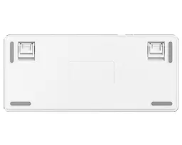 Клавіатура ігрова дротова механічна AULA F75 Wired Gasket Mechanical White KRGD Pink switch ENG/UKR - мініатюра 3