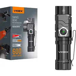 Портативний світлодіодний ліхтарик Videx VLF-A244RH, 600Lm 5000K (27526-000)