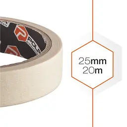 Малярна клейка стрічка Polax Profi 25 мм х 20 м (101-019) - мініатюра 5