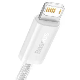 Дата кабель Baseus Dynamic Series USB to Lightning 2.4A (1m) (CALD000402) White - мініатюра 2