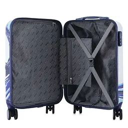 Валіза Semi Line 20" (S) White/Blue Print (T5653-1) - мініатюра 2